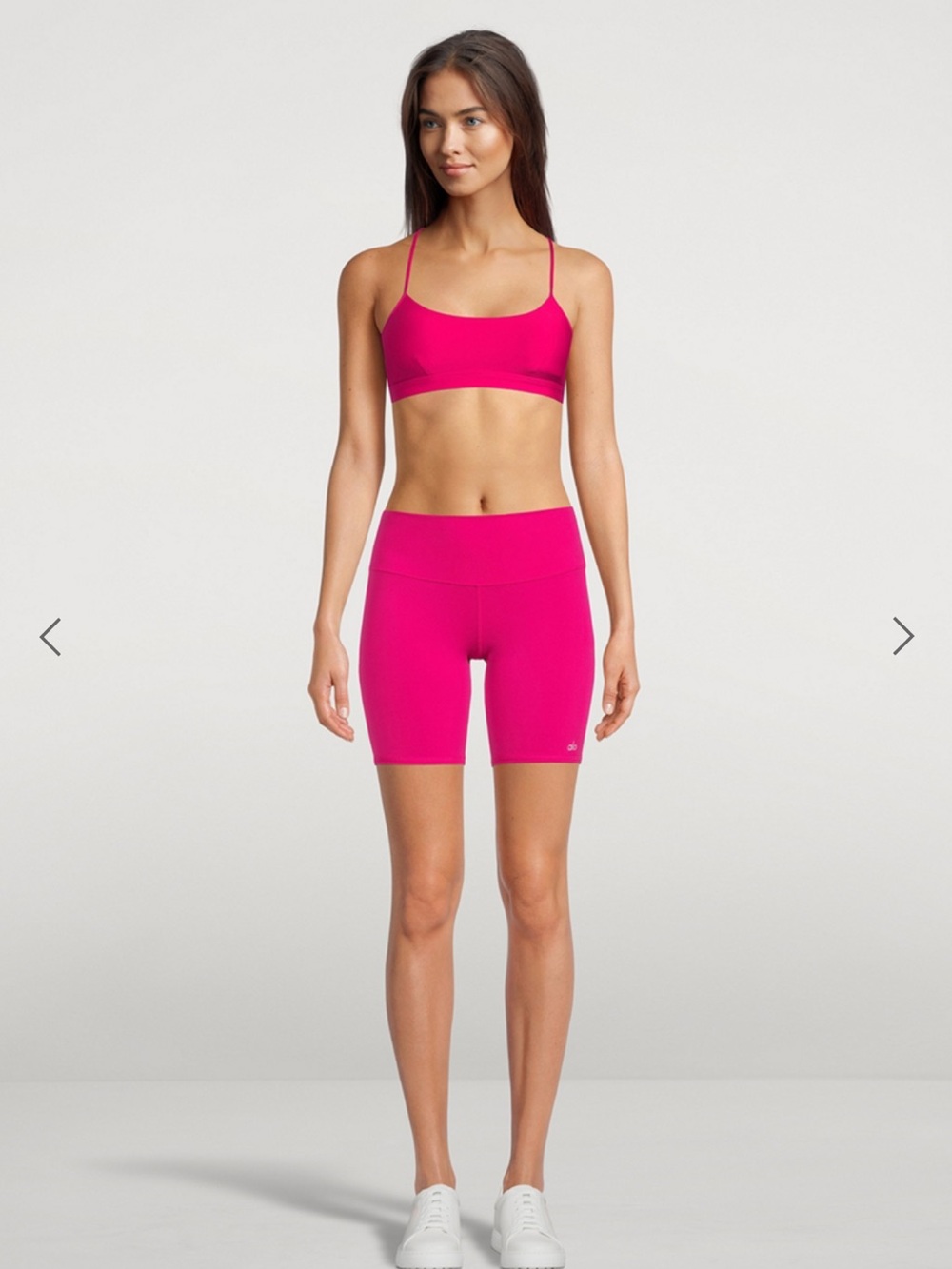 ALO Yoga High Waist Hot Pink Bike Shorts XS
